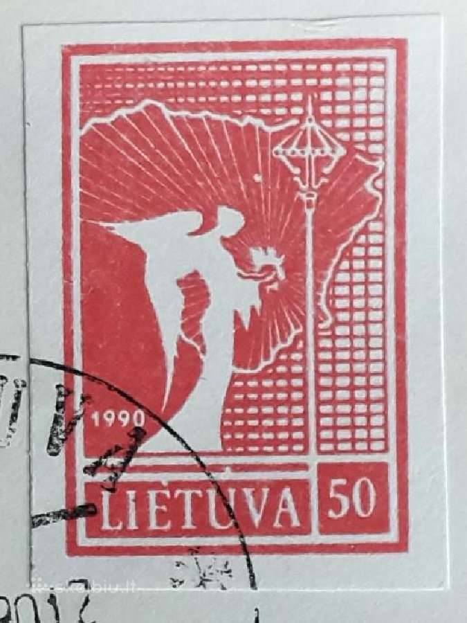 Lietuvos pirmos dienos vokai su dviguba klaida - nuotraukos Nr. 2