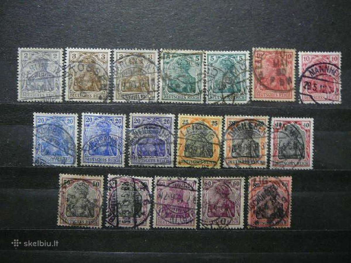 Standartai Vokietija 1905 vkt83/93ia