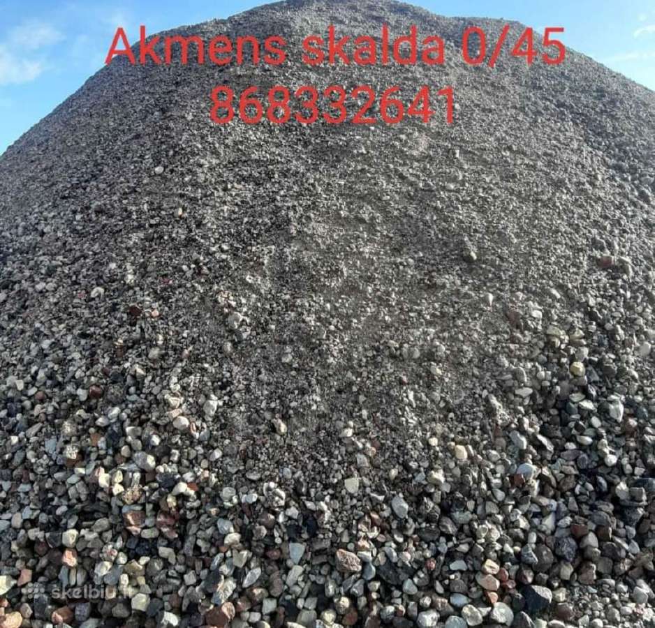 Žvyras ,skalda ,juodžemis, Įvairiais kiekiais - nuotraukos Nr. 4
