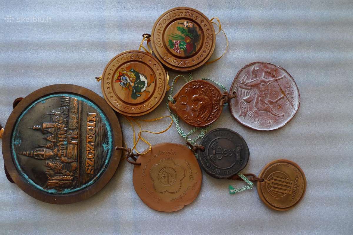 .Medaliai proginiai apie 35 metai senumo 8 vnt