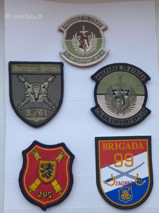 Užsienetiškiu antsiuvu rinkinys 5vnt.