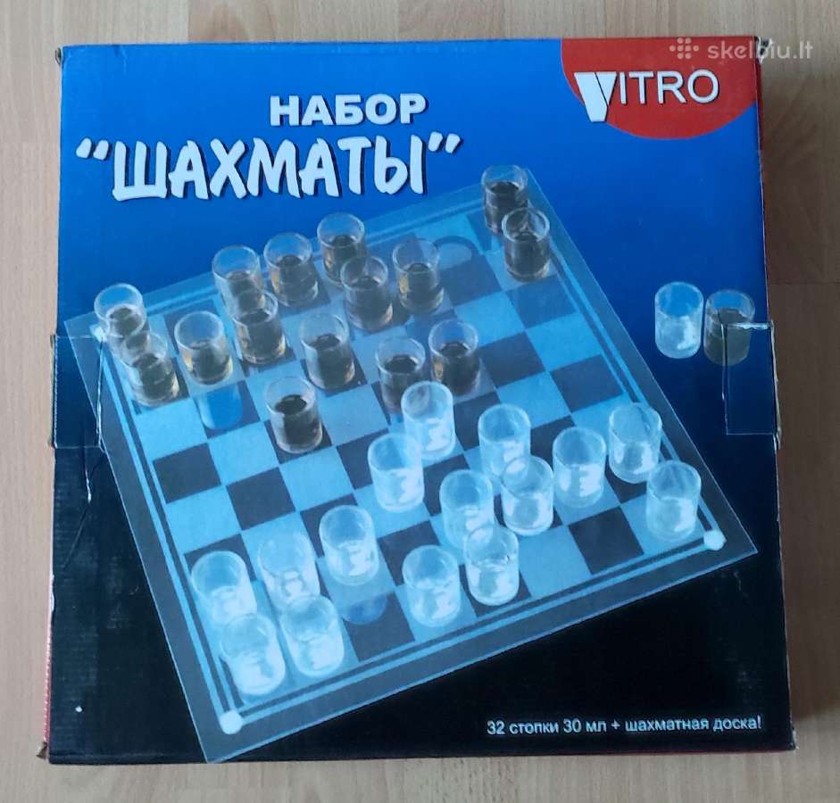 Šachmatai-stikliukai