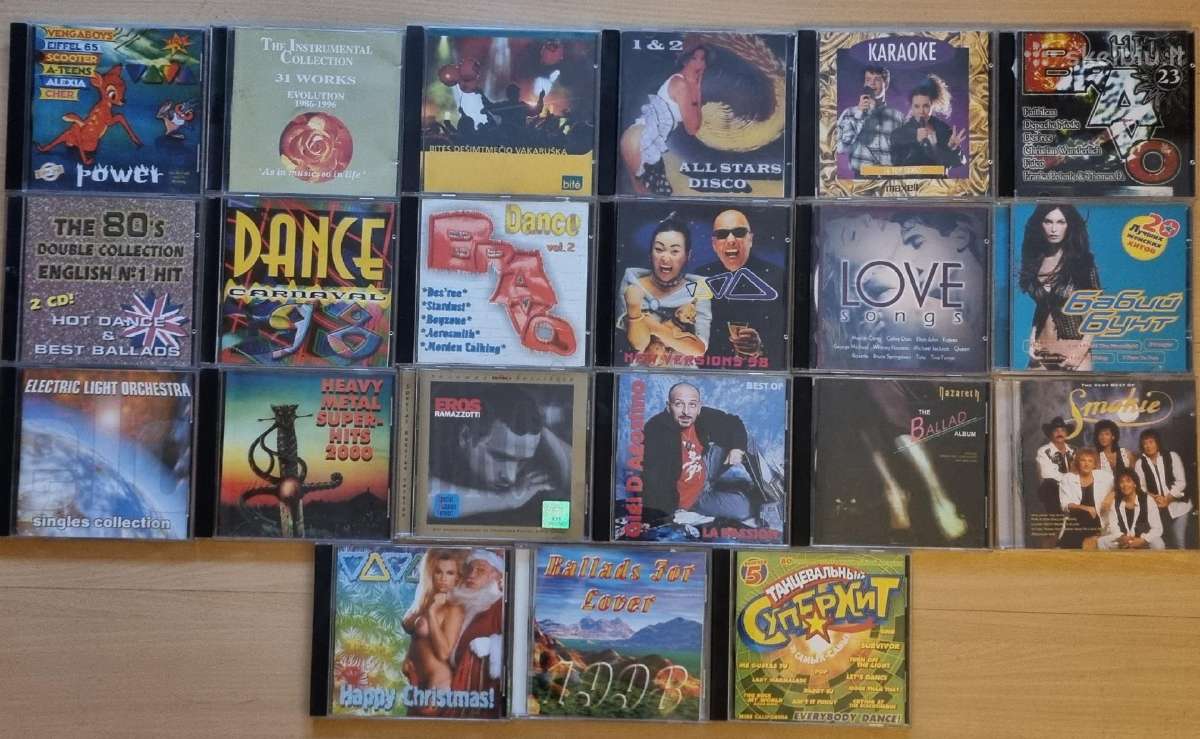 CD diskai