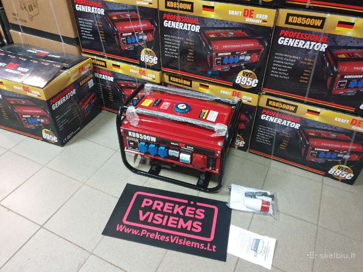 Generatoriai Benzininis, Dyzelinis, Inverterinis - nuotraukos Nr. 5