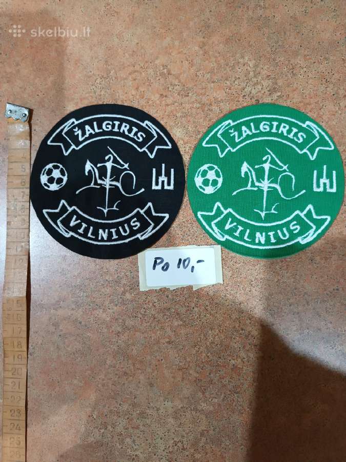 ,Žalgirio, futbolo seni antsiuvai ,emblemos, - nuotraukos Nr. 2