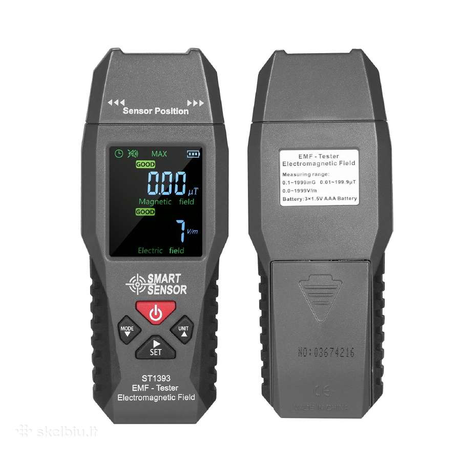 Skaitmeninis Emf elektromagnetinio lauko matuoklis - nuotraukos Nr. 4