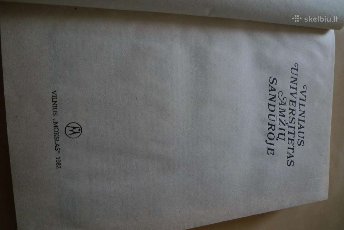 Knyga - Albumas Vilniaus Universitetas Amziu Sand. - nuotraukos Nr. 2