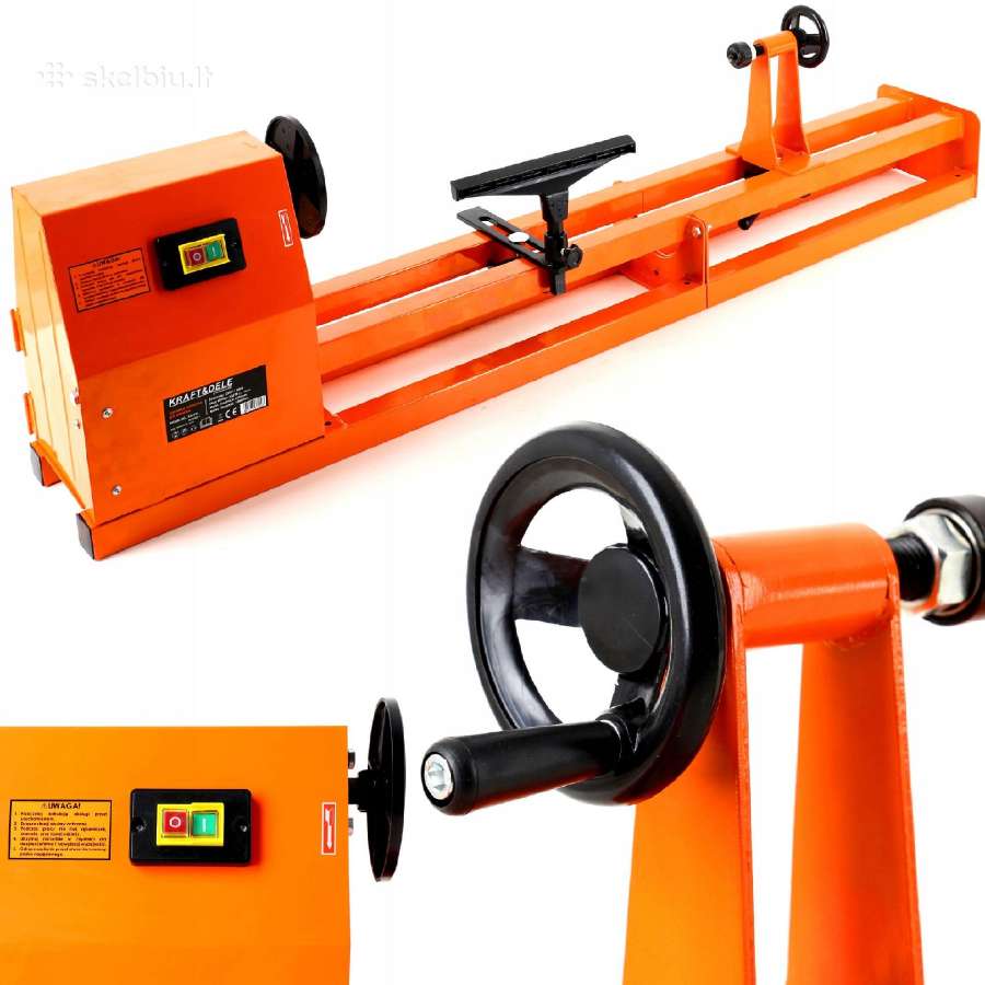 Medžio tekinimo staklės 1000mm 650w Kraftdele Kd - nuotraukos Nr. 6