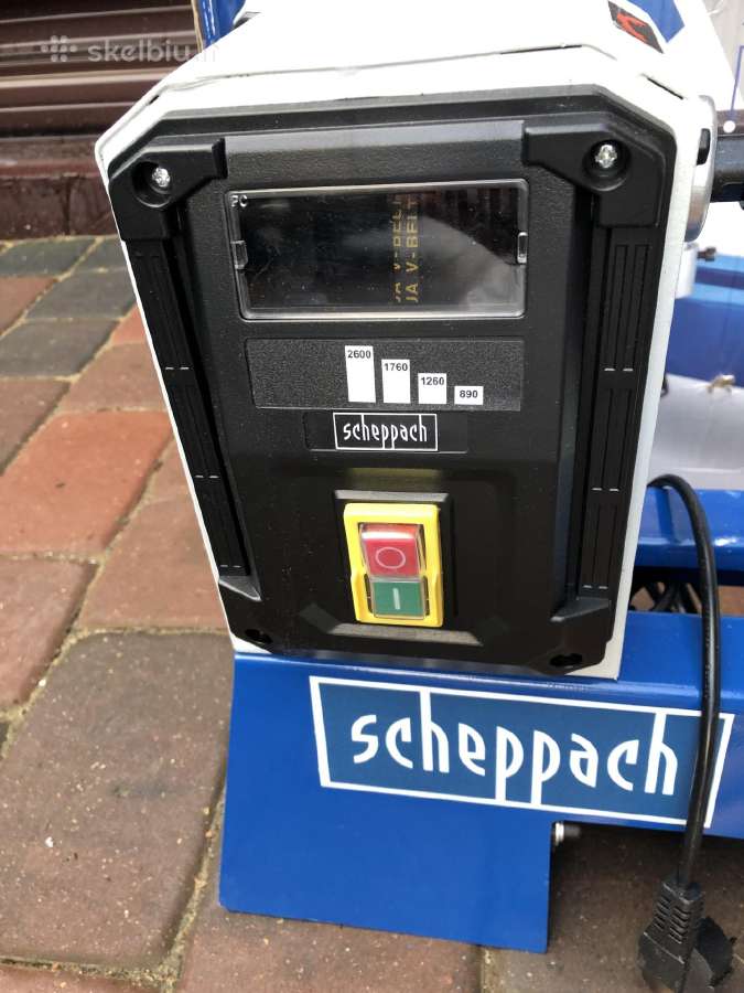 Scheppach medienos tekinimo staklės 500mm +priedai - nuotraukos Nr. 2