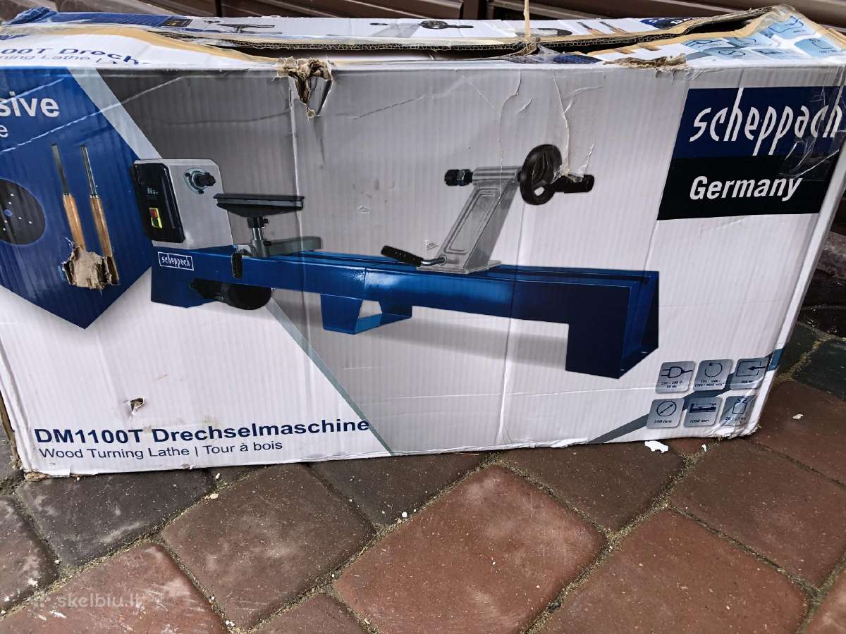 Scheppach Dm 1100t, Medienos tekinimo staklės - nuotraukos Nr. 3