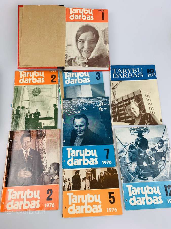 Žurnalas Tarybų darbas 1973-1976m