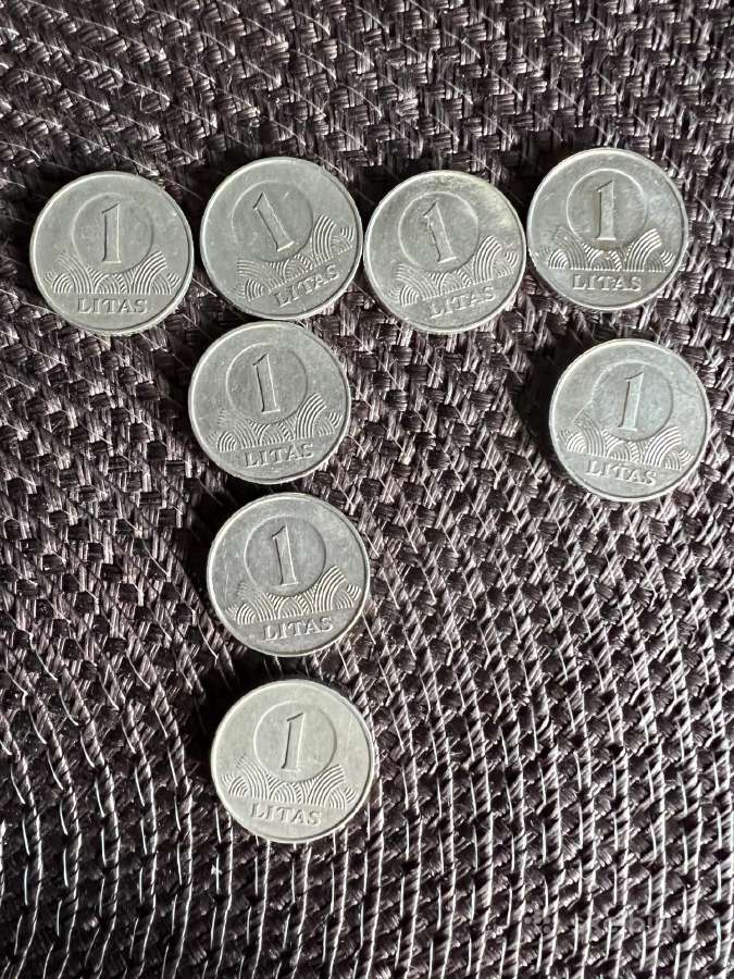 Lietuviški litai ir centai įvairių metu - nuotraukos Nr. 3