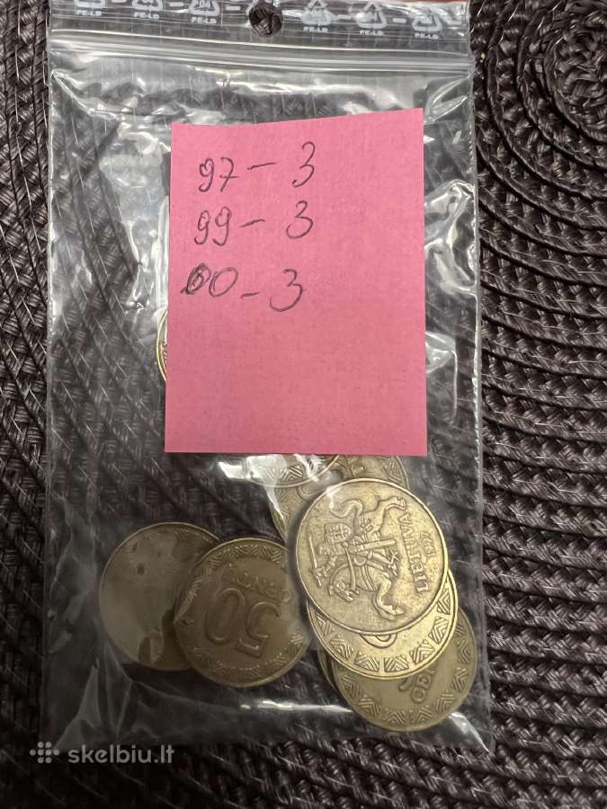 Lietuviški litai ir centai įvairių metu - nuotraukos Nr. 15