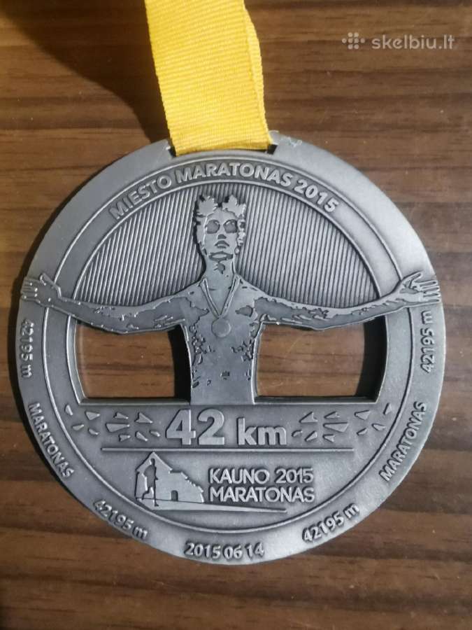 2015m Kauno maratono medalis
