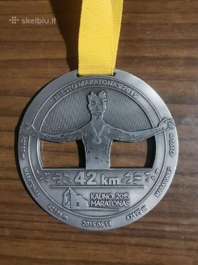 2015m Kauno maratono medalis - nuotraukos Nr. 3