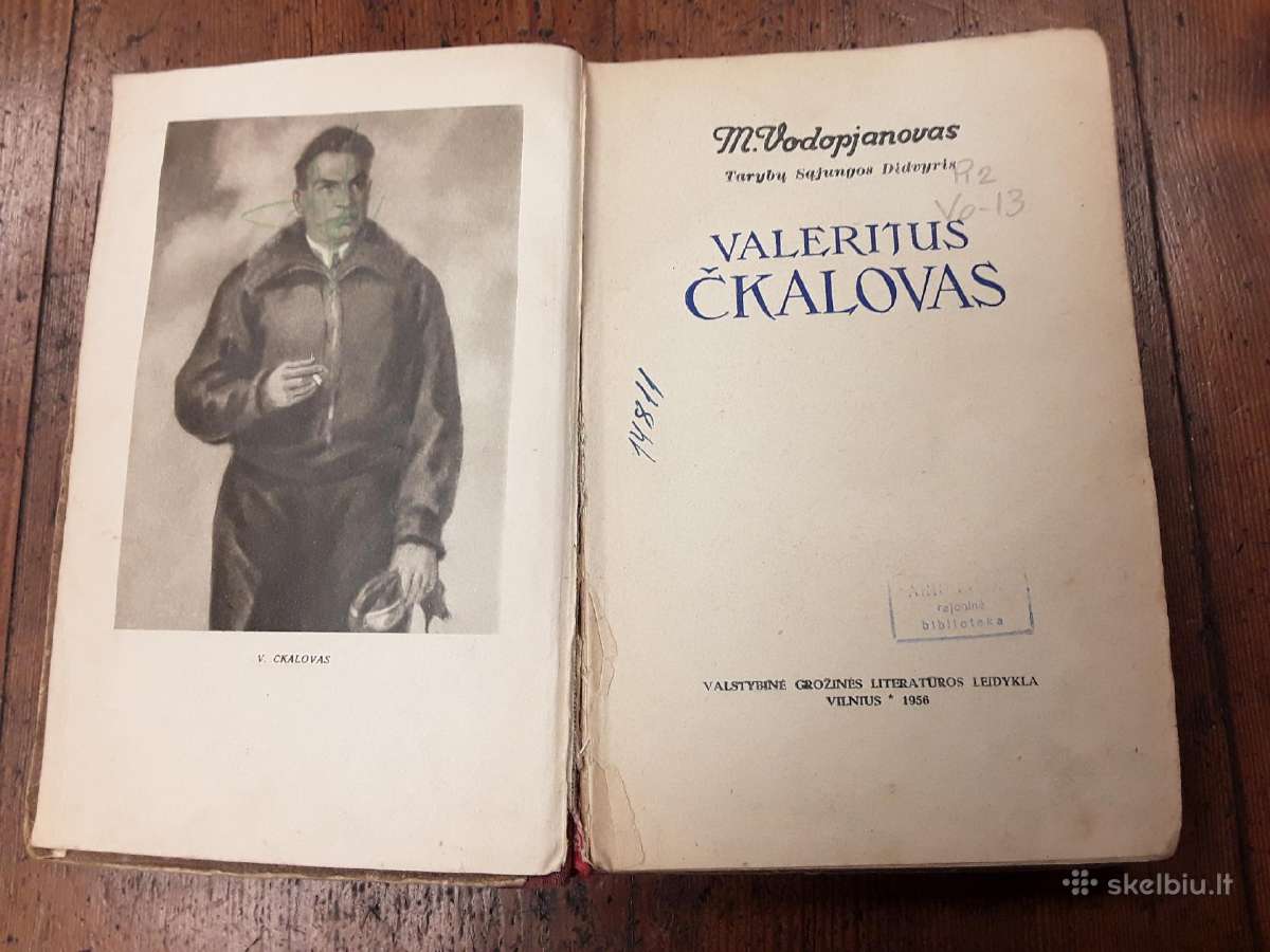 Knyga V. Čkalovas 1956 - nuotraukos Nr. 2