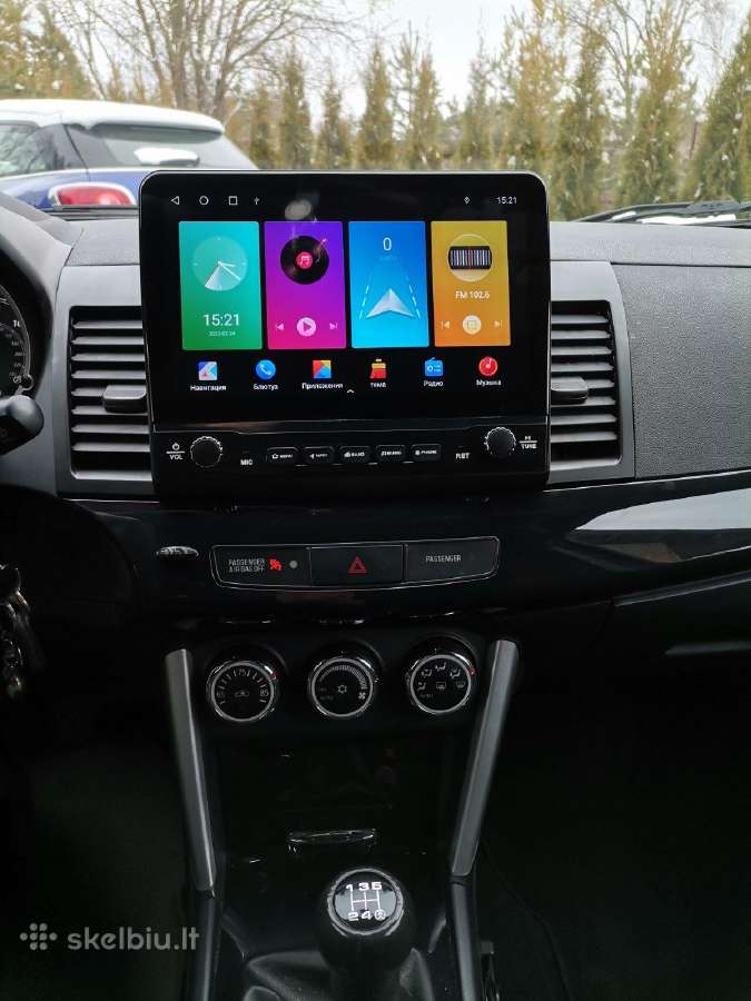Nauja ir multimedia Android 10 Mitsubishi Lancer