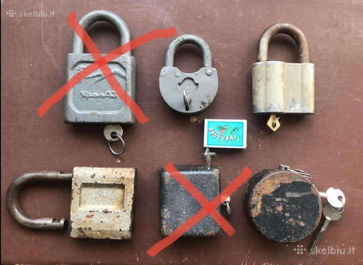 Senos, pakabinamos spynos, tvirtinimai - nuotraukos Nr. 15