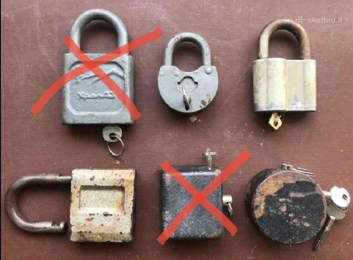 Senos, pakabinamos spynos, tvirtinimai - nuotraukos Nr. 17