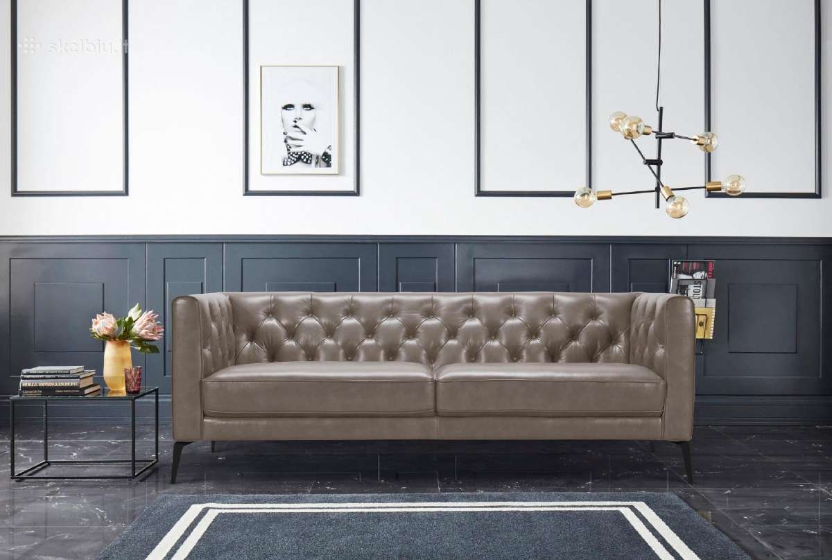 Minkšta odinė sofa "Narmada" 3 - nuotraukos Nr. 5