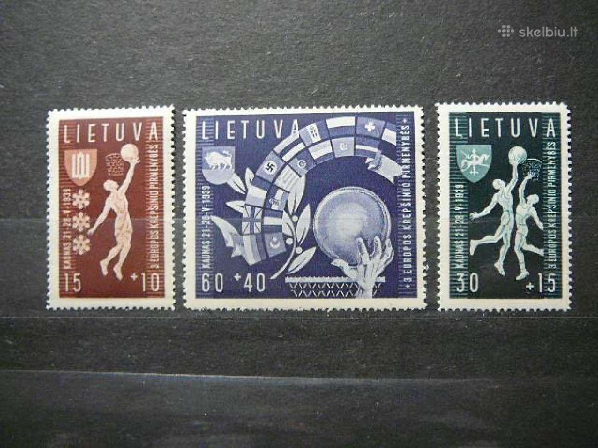 Lietuva 1939 Krepsinis Mnh lit429/1sm