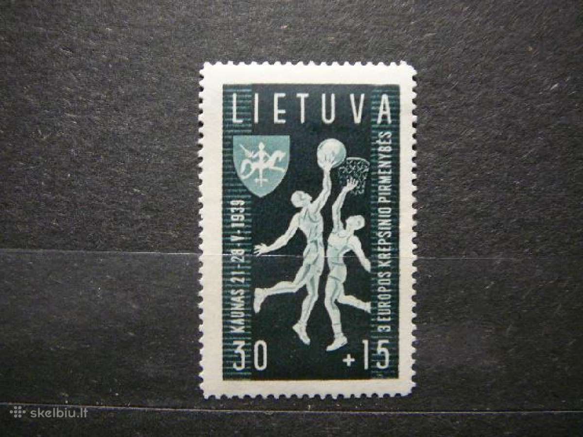 Lietuva 1939 Krepsinis svarus lipde lit430s