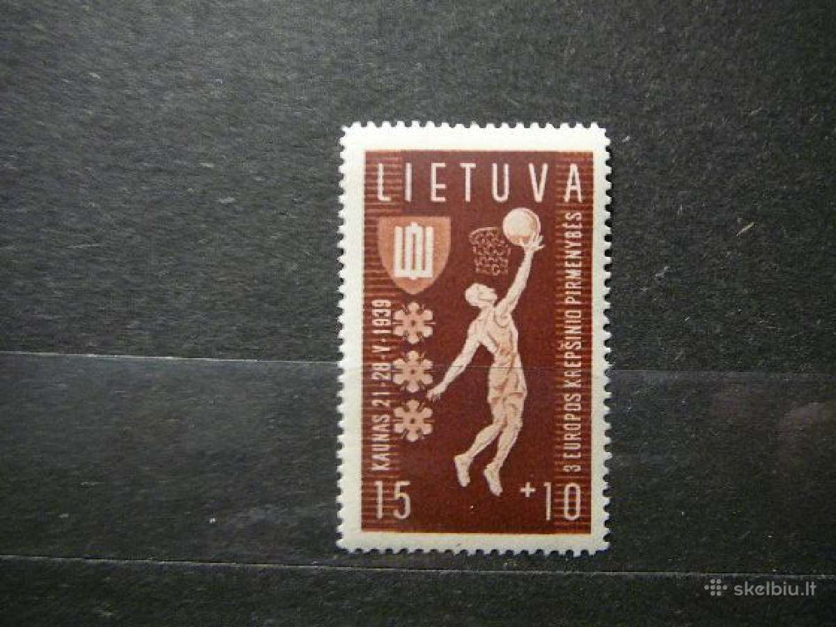 Lietuva 1939 Krepsinis Mnh lit429sm