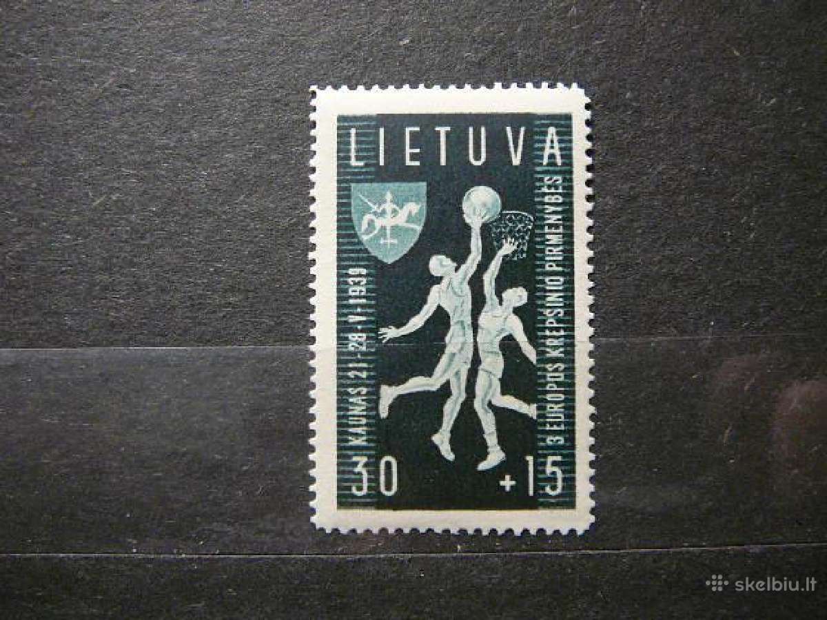 Lietuva 1939 Krepsinis Mnh lit430sm