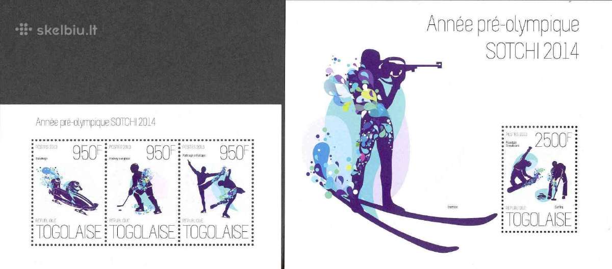 Togas 2013. Žiemos olimpinės žaidynės Sočis 2014