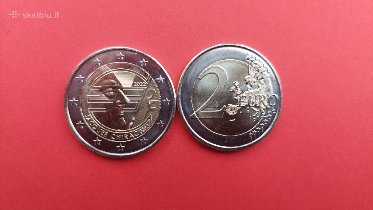 Prancūzija 2022m. 2 € "Žakas Širakas" Unc