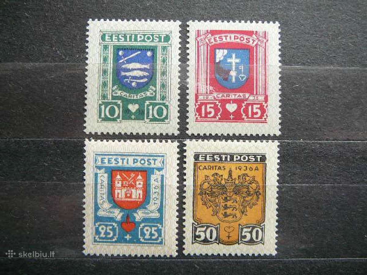 Estija Herbai Caritas 1936 Mlh es109/2s