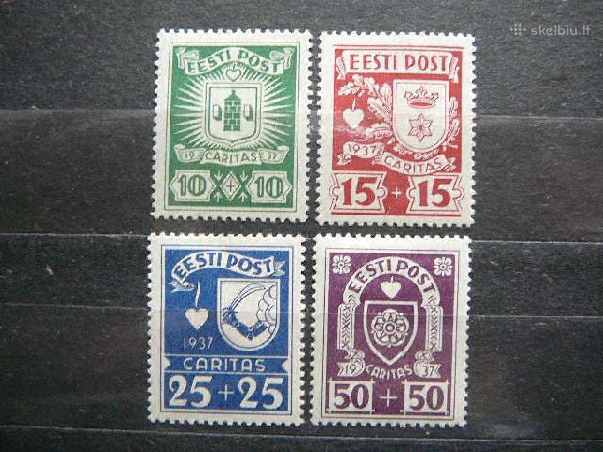 Estija Herbai Caritas 1937 Mlh es127/0s