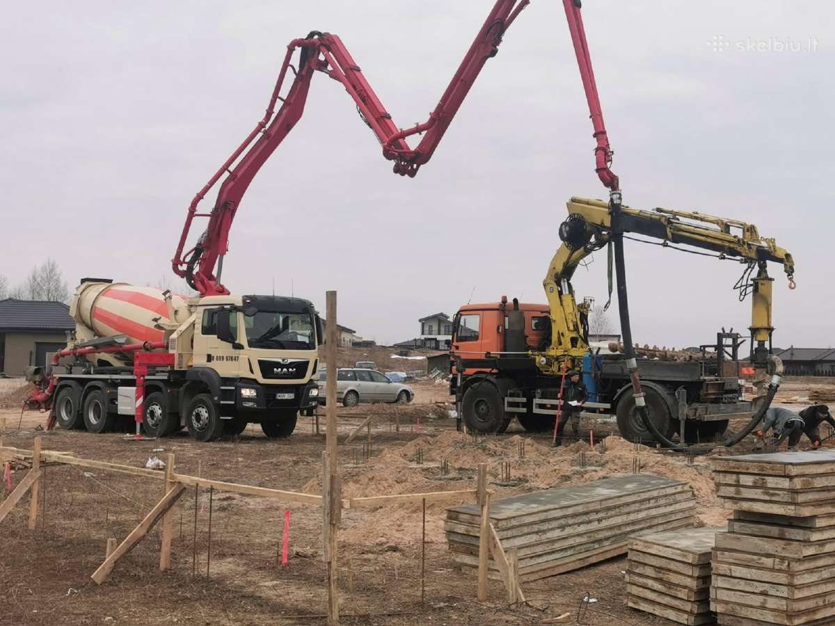 Betono siurblio 24m,26m,28m,31m,38m paslaugos - nuotraukos Nr. 10