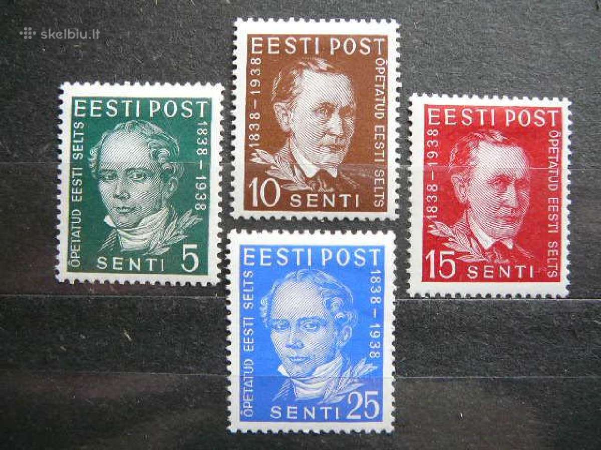 Estija Izymus zmones 1938 Mlh es138/1sl