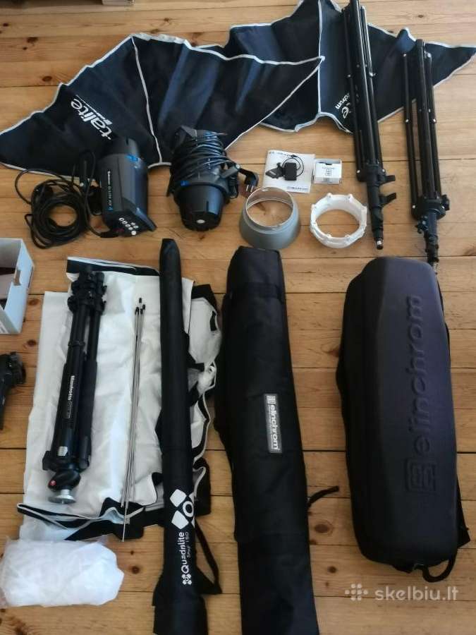 Elinchrom D-lite Rx 4 To Go, Manfrotto stovas ir t - nuotraukos Nr. 2