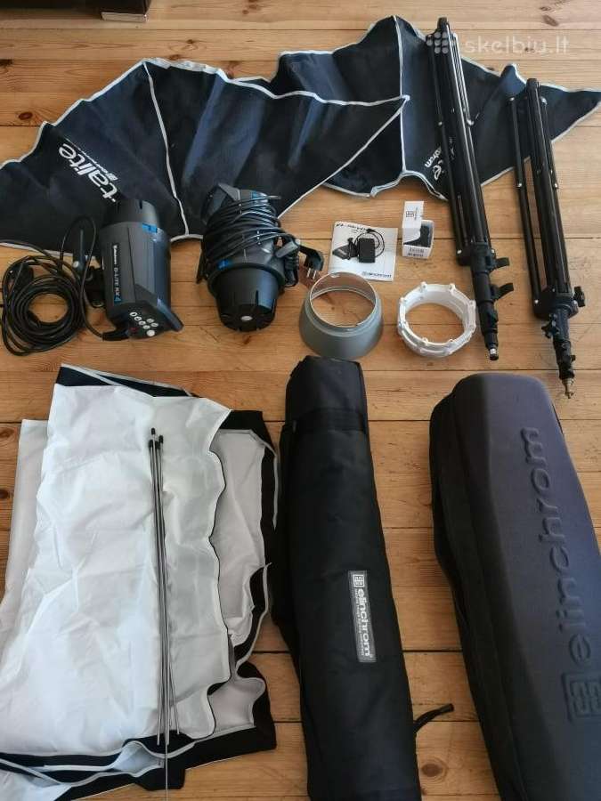 Elinchrom D-lite Rx 4 To Go, Manfrotto stovas ir t - nuotraukos Nr. 6