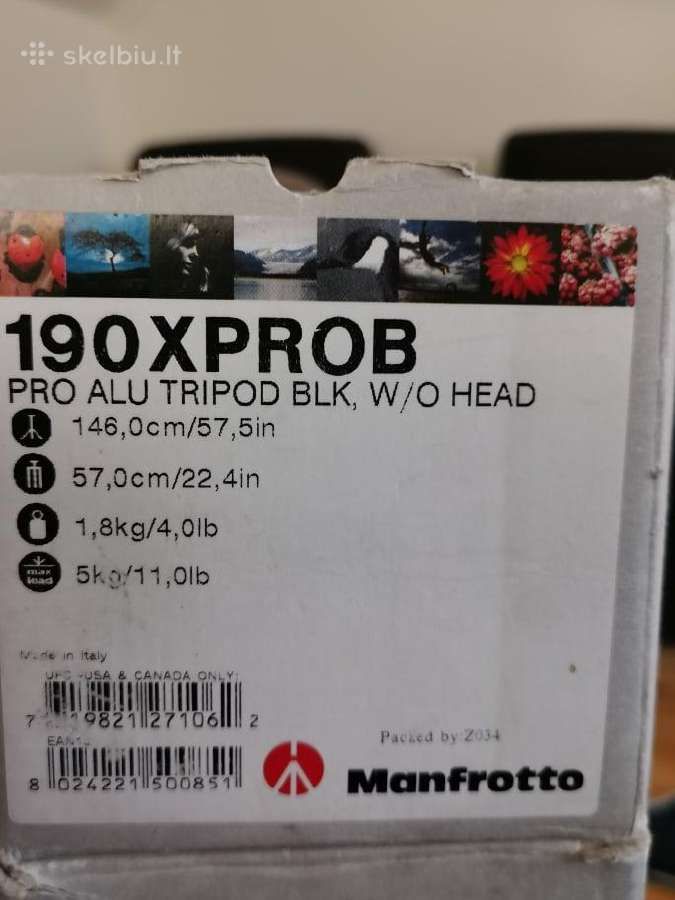 Elinchrom D-lite Rx 4 To Go, Manfrotto stovas ir t - nuotraukos Nr. 9