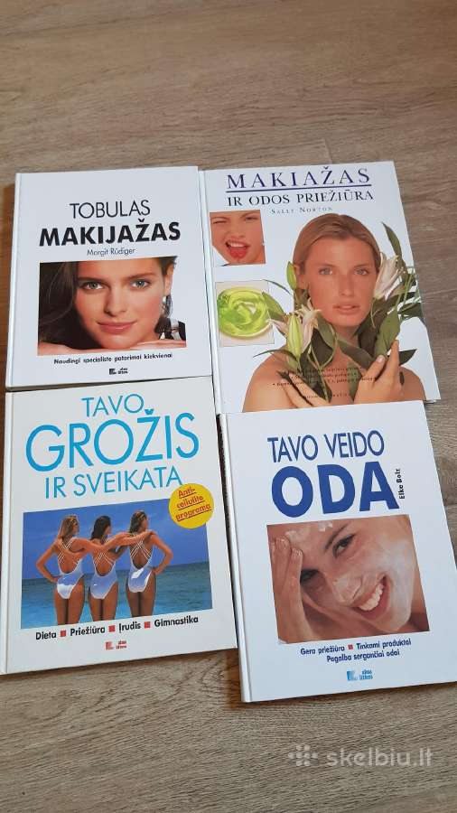 Knygos apie grožį, makiažą, po 3€