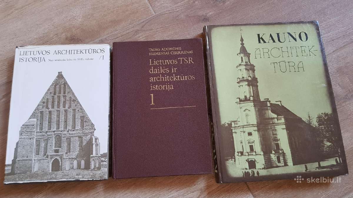 Architektūrinės knygos po 2€