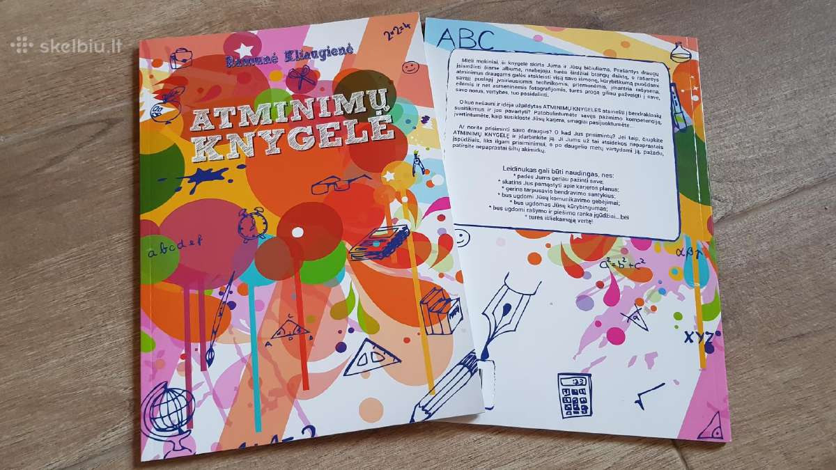 Atminimų knygelė, tinkama išleistuvių dovanoms