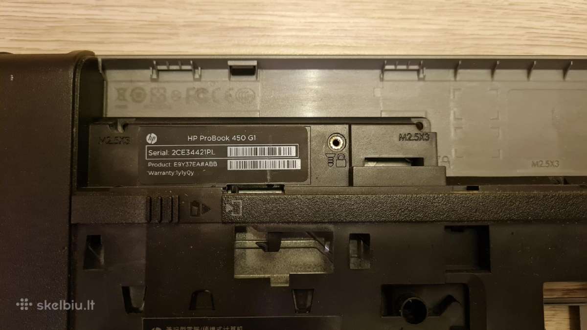 Hp Probook 450 G1 dalimis - nuotraukos Nr. 2