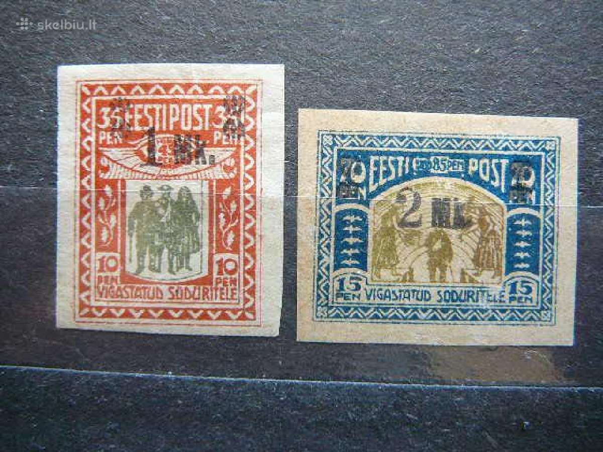 Estija Karas Invalidai 1920 Mlh es25/6s