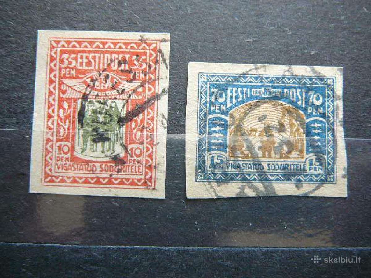 Estija Karas Invalidai 1920 antsp. es21/2a