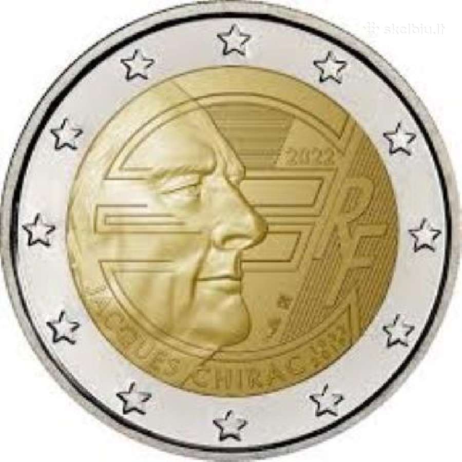 2 eurų Prancūzijos Unc proginės monetos - nuotraukos Nr. 6