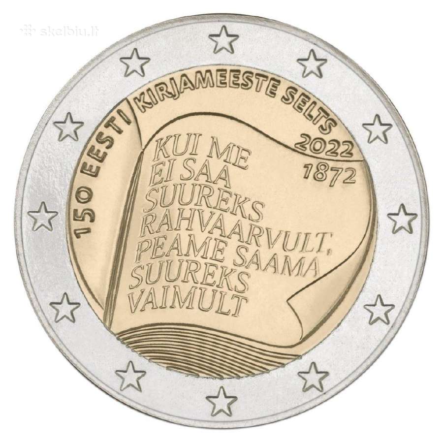 2 eurų Estijos Unc proginės monetos - nuotraukos Nr. 4