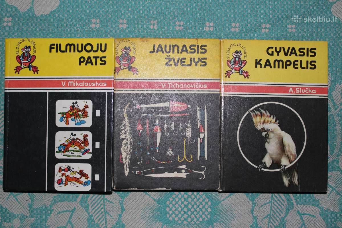 3 knygos išserijos "Sužinok ir išmok"