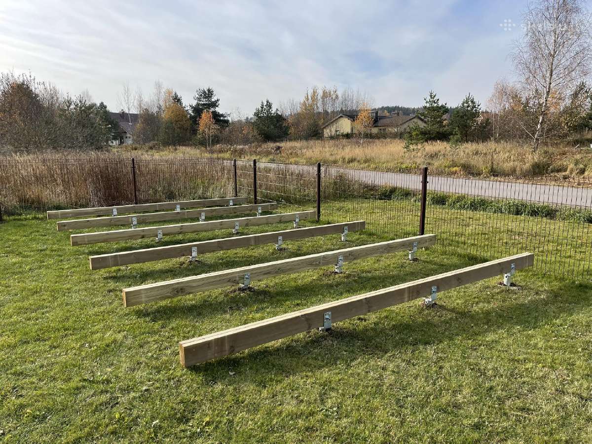 Sraigtiniai poliai/terasų pamatai/montavimas - nuotraukos Nr. 7