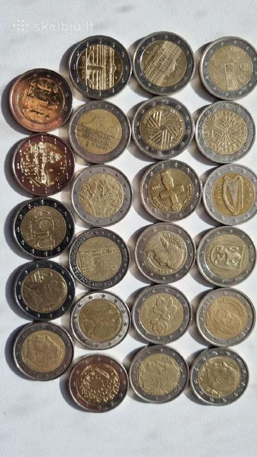 Euro apyvartinės po 3€