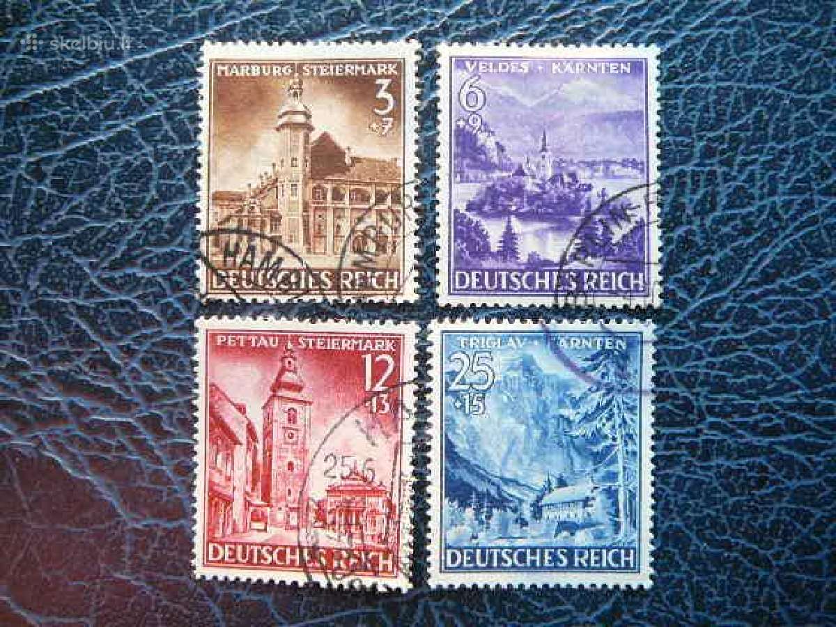 Bokstai Pilys Vokietija 1941 vkt806/9a