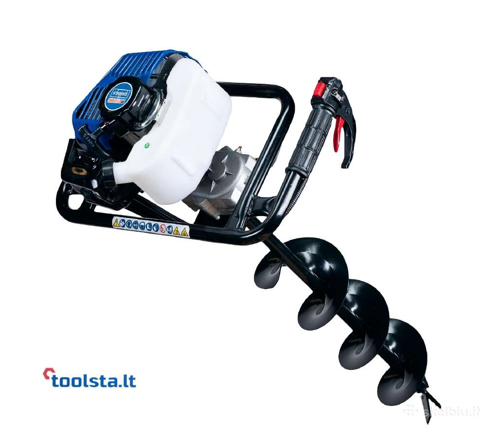 Benzininis žemės grąžtas 1,4 kw +3grąžtai - nuotraukos Nr. 2